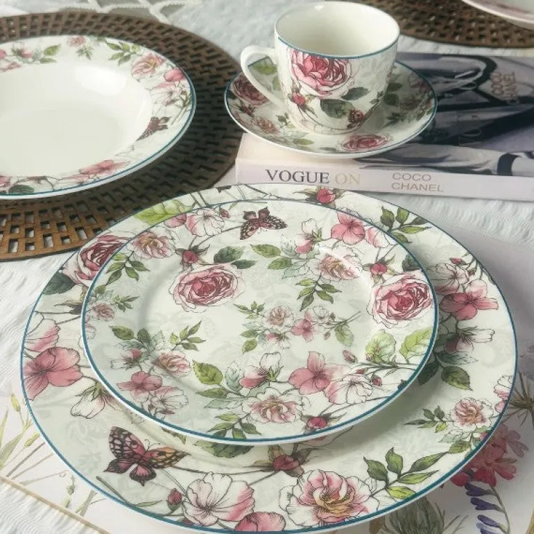 Garden Elegance (18 piece plate set)