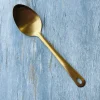 Gold Steel Serving Ladle Long (single piece)