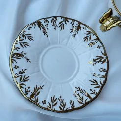 Golden Butterfly Tea Elegance Set (set of six cups and saucer