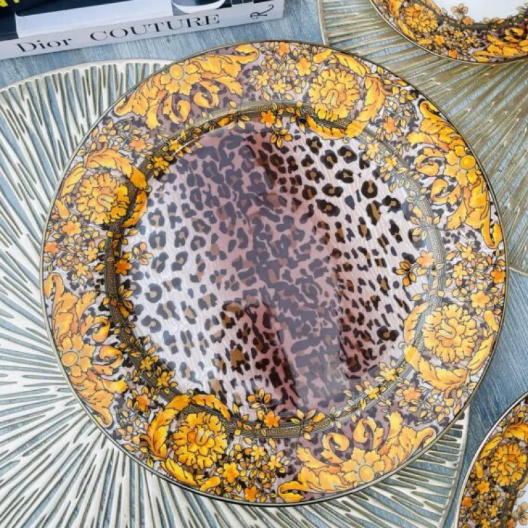 Golden Elegance Versace-inspired Tea Affair (24 piece tea set for six)