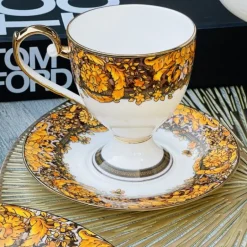 Golden Elegance Versace-inspired Tea Affair (24 piece tea set for six)