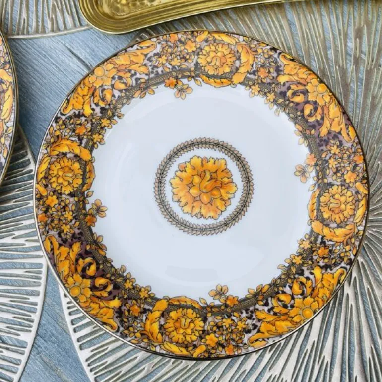 Golden Elegance Versace-inspired Tea Affair (24 piece tea set for six)
