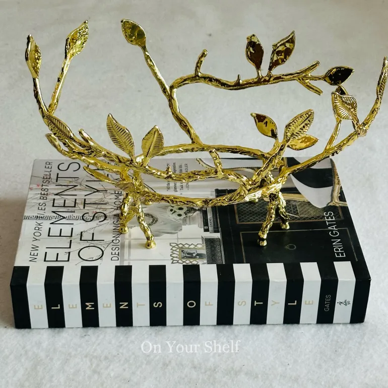 Golden Leaf Cradle Bowl