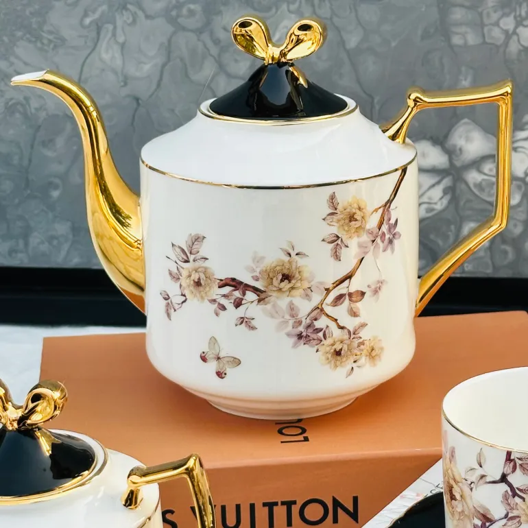 Golden Twilight Rose (24 piece tea set)