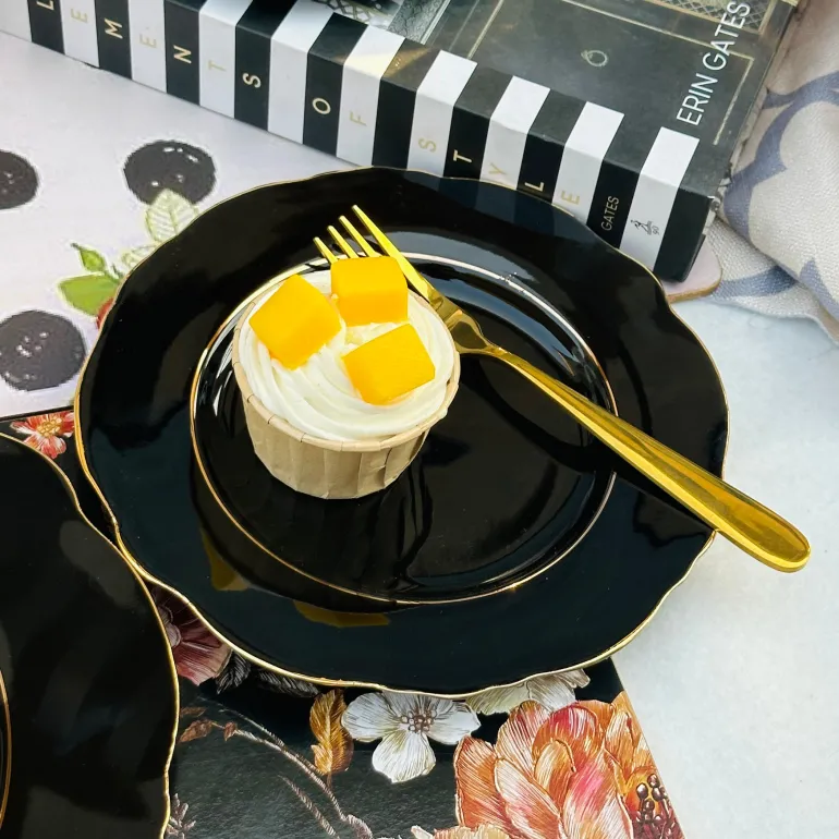 Golden Twilight Rose (24 piece tea set)