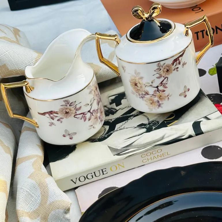 Golden Twilight Rose (24 piece tea set)