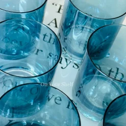 Grace Blue Half Glass (Set Of Six)