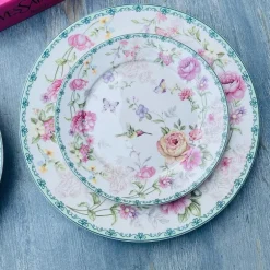 Hummingbird Garden - 18 Piece Plate Set