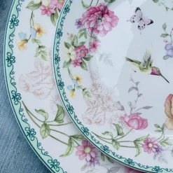 Hummingbird Garden - 18 Piece Plate Set