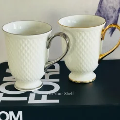 Imperial Lattice Mug Gold/Silver