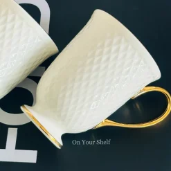 Imperial Lattice Mug Gold/Silver