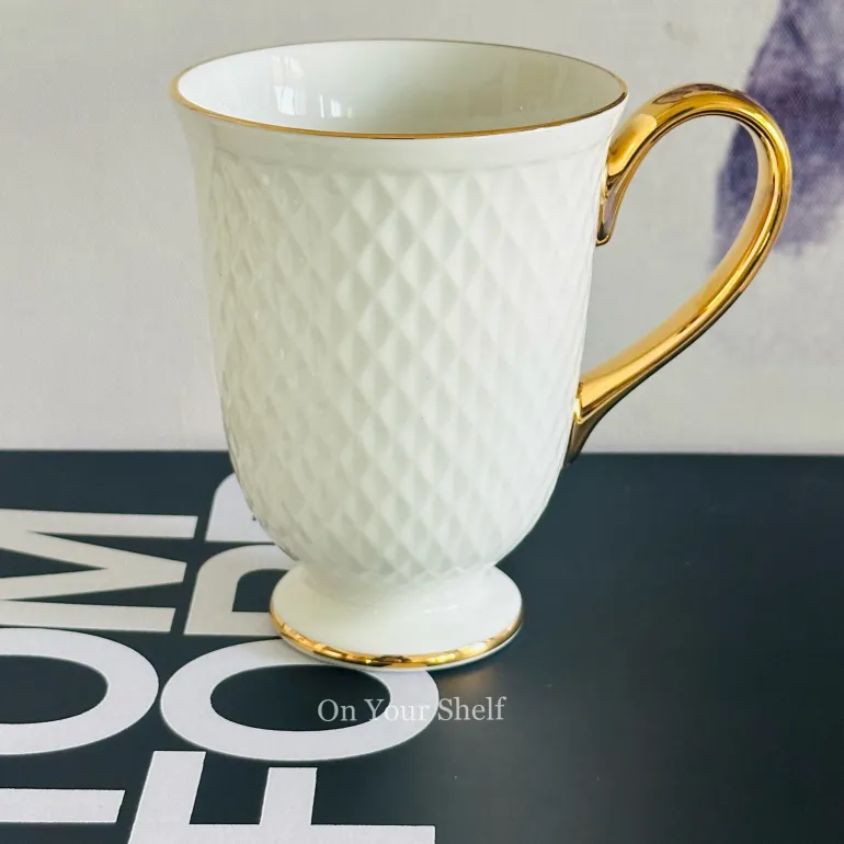 Imperial Lattice Mug Gold/Silver