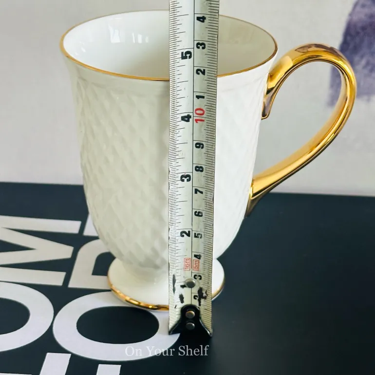 Imperial Lattice Mug Gold/Silver