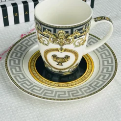 Italia Black & Gold Mugs