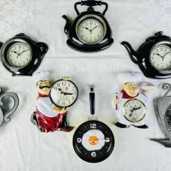 Kitchen Clock Tea Cup