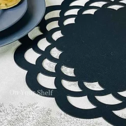 Laser Cut Black Leatherette Mat