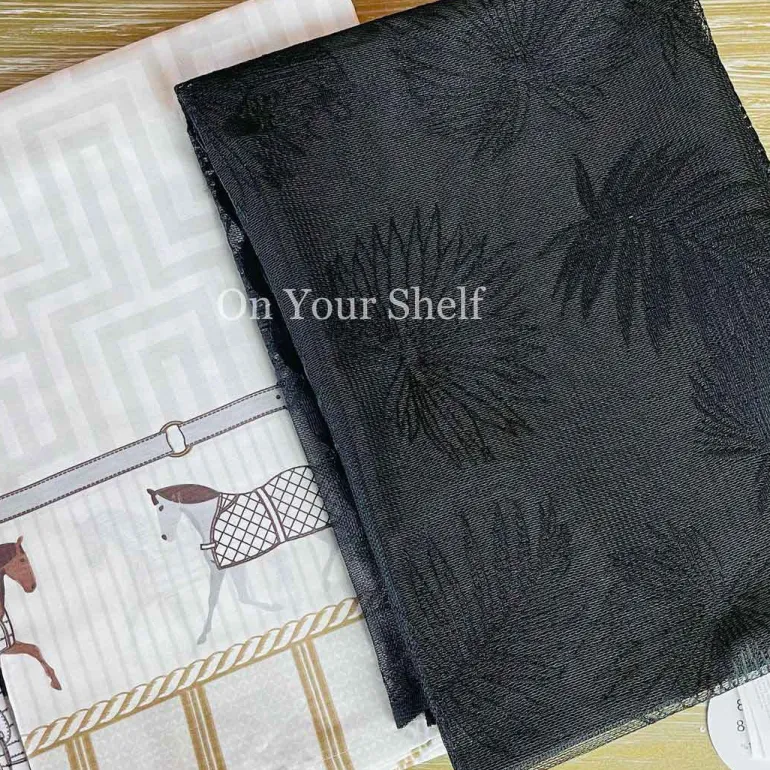 LCW Home Black Zebra Table Cloth 57x79