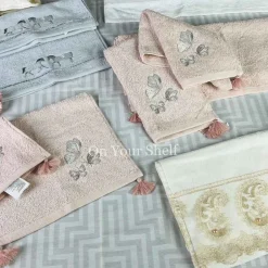 LCW Home Pink Butterfly Towel 12x20