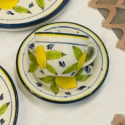 Lemon Dream Tea Cups and Saucers Set of Six