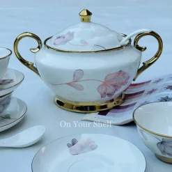 Lilac Floral (20 Piece Soup Set)