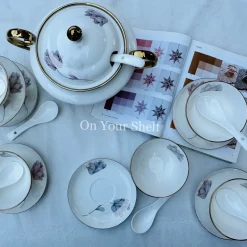 Lilac Floral (20 Piece Soup Set)