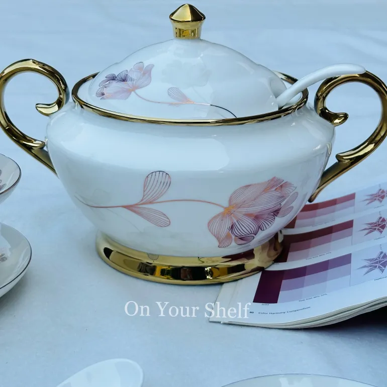 Lilac Floral (20 Piece Soup Set)