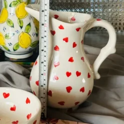 Little Red Heart Jug