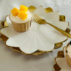 Luxury Classic Tulip Quater Plate (single piece)