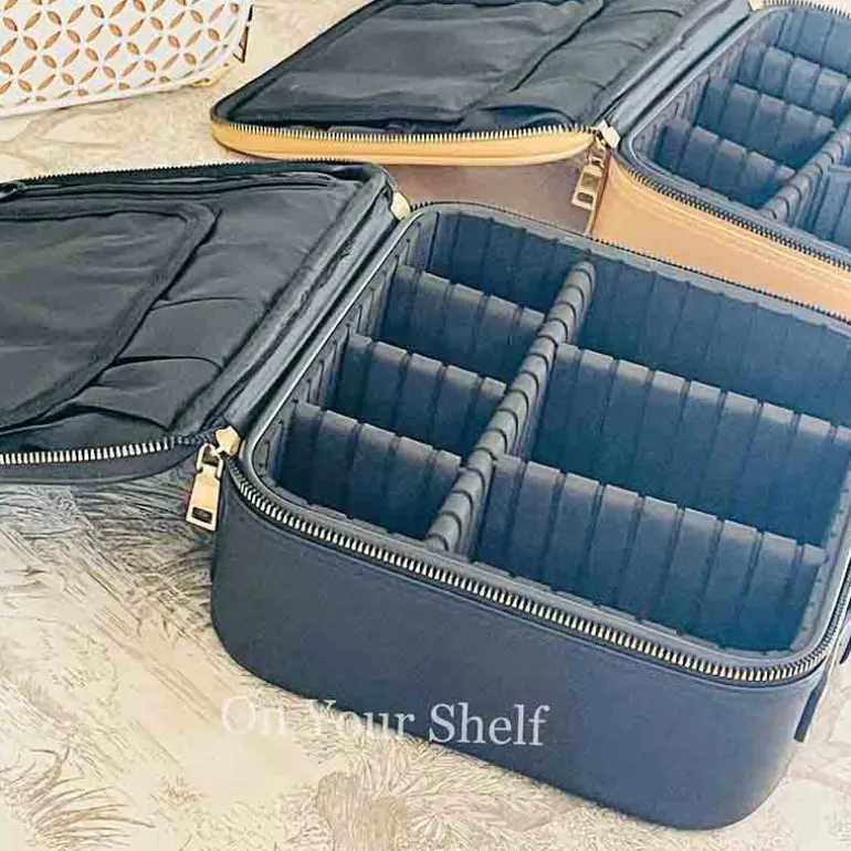 Make Up Storage and Travel Bag - Gold