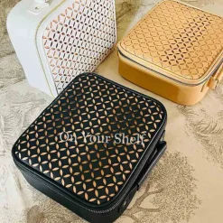 Make Up Storage and Travel Bag - Gold