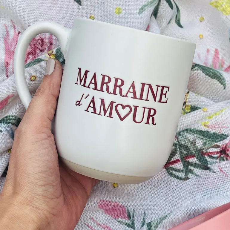 Marraine Amour In White (single mug)