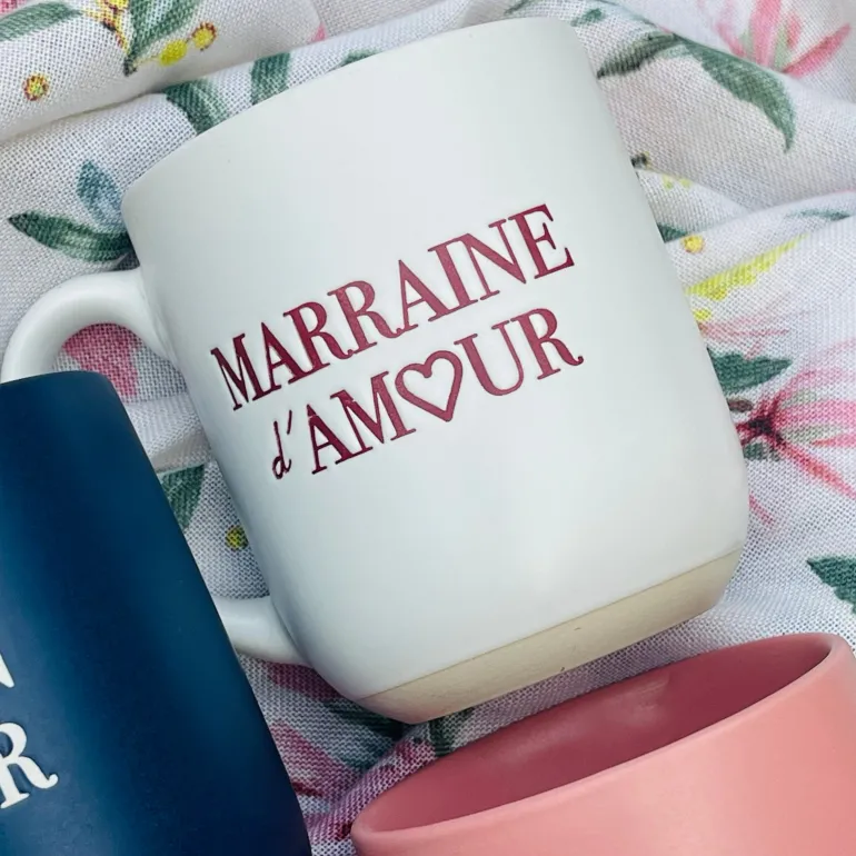 Marraine Amour In White (single mug)