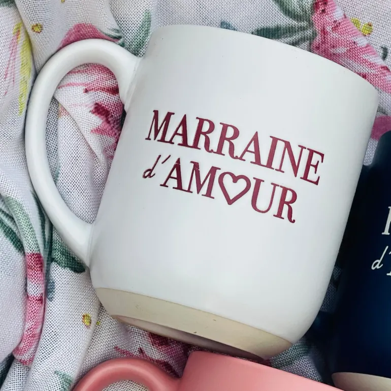 Marraine Amour In White (single mug)