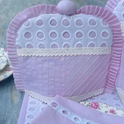 Mats & Napkin Set Pink Chicken