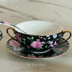 Midnight Bloom Soup Set (23 Piece)