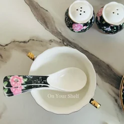 Midnight Bloom Soup Set (23 Piece)