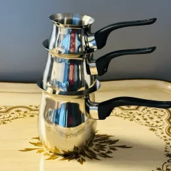 Milk Pot Stainless Steel (Set Of Three)