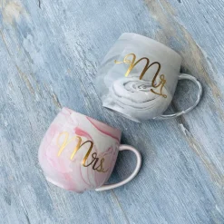 Mr and Mrs Marble Grey and Pink II