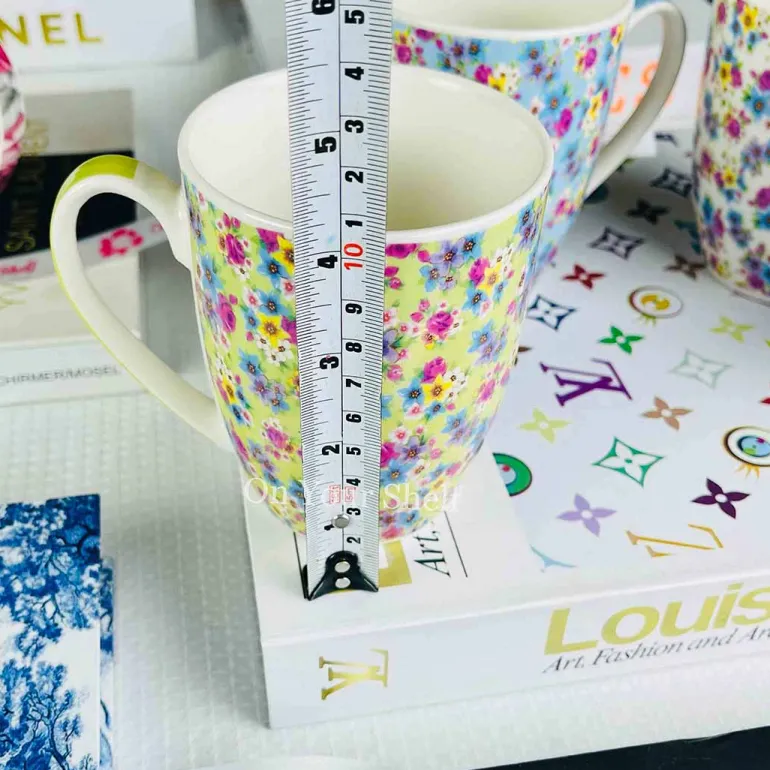 Mugs Daisy Spring Set of Four