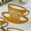 Mustard Cup Charms Coasters (Set Of 2)