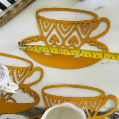 Mustard Cup Charms Coasters (Set Of 2)