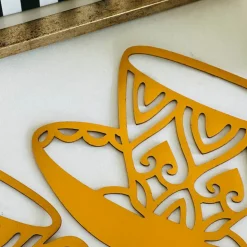 Mustard Cup Charms Coasters (Set Of 2)