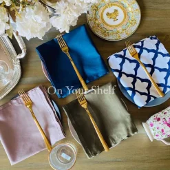 Napkins Plain Deep Colours-Light Puce