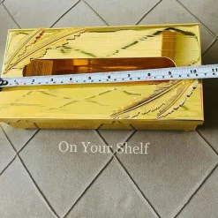 Orchid Tissue Box Silver Bamboo Leaf