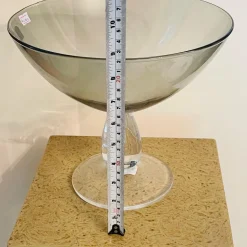 Pasabahce Stand Service Plate Smoke Bowl 25 cm