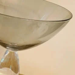 Pasabahce Stand Service Plate Smoke Bowl 25 cm