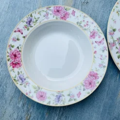 18 Piece Plate Set Floral Gardens