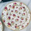 18 Piece Plate Set Twinkle Roses
