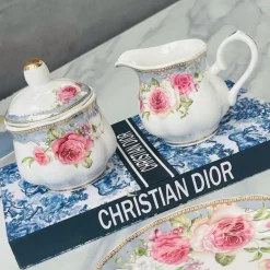 24 Piece Tea Set English Roses