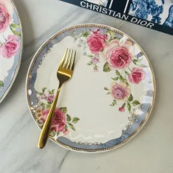 24 Piece Tea Set English Roses